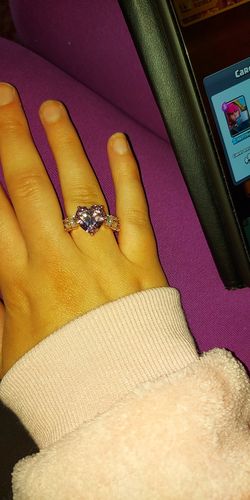 Customer photo review of All Around Heart Ring