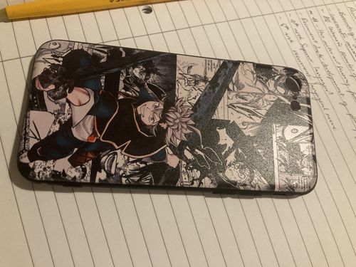 Customer photo review of Black Clover - iPhone Cases