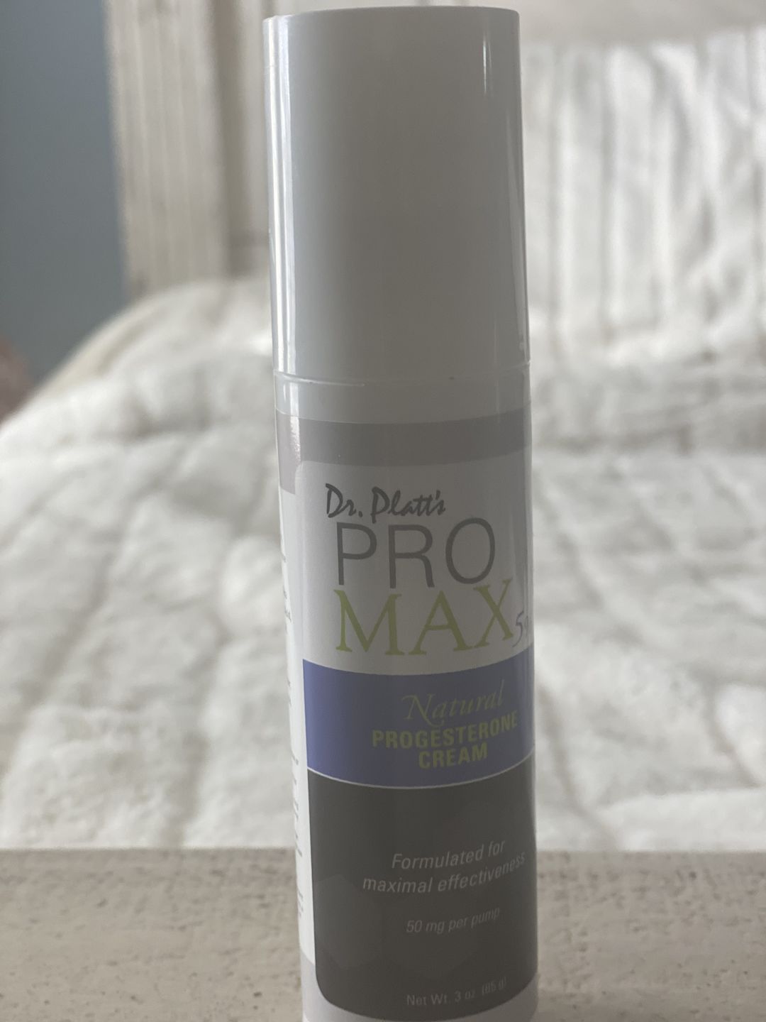 Customer photo review of Platt Pro 5% Progesterone Cream with Lavender Essential Oil (Bioidentical)