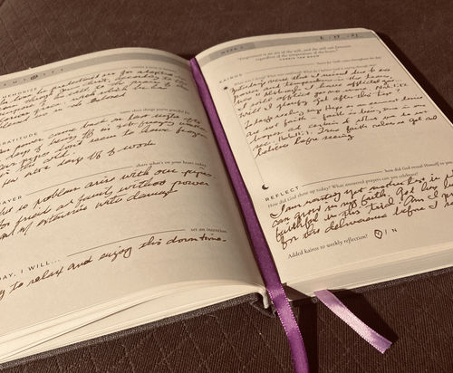 Customer photo review of The Daily Kairos Journal