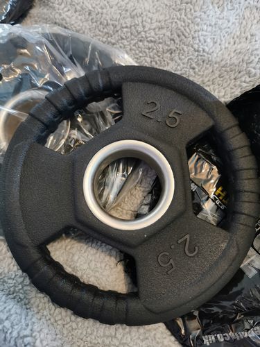 Customer photo review of Bauer Olympic Rubber 2.5kg to 25kg Premium Plate