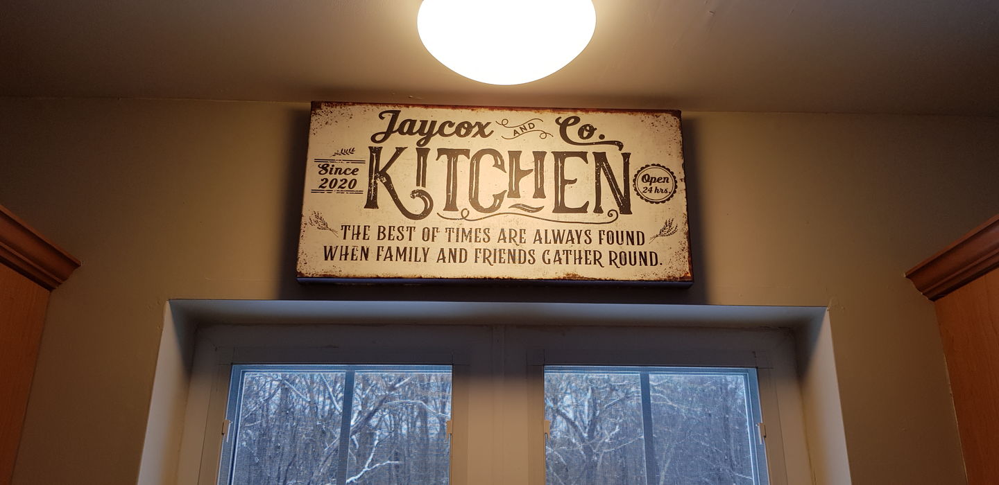 Customer photo review of Personalized - Kitchen Best of Times - Canvas
