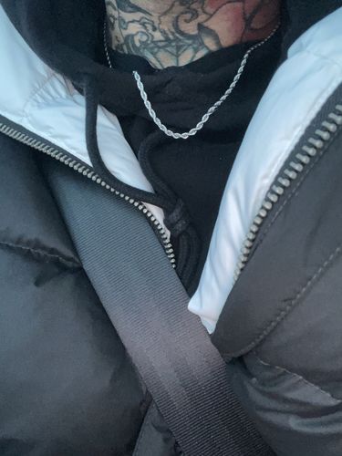 Customer photo review of Rope (Silver) 3mm