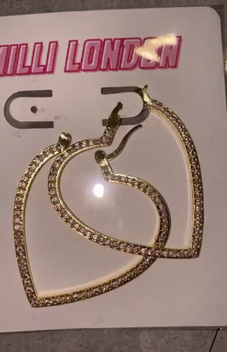 Customer photo review of Heart Hoops