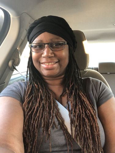 Customer photo review of Stretchy Rope Twist Turban