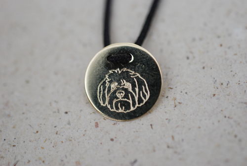 Customer photo review of Extra 14K Gold Pendant*