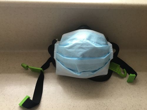 Customer photo review of Stealth P3 Dust & Particle Protective Respirator Face Mask
