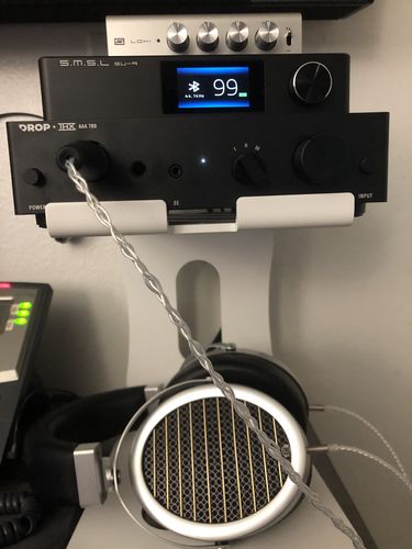 Customer photo review of One SOUNDRISE PRO Desktop Speaker Stand (One Stand Only) Made in USA