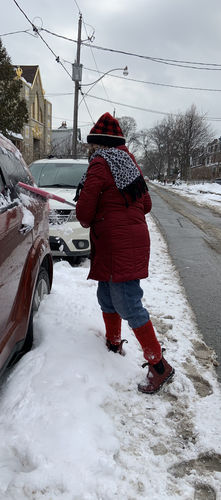 Customer photo review of J.B. Field's Icelandic "30 Below Over-the-Calf" Merino Wool Thermal Winter Socks