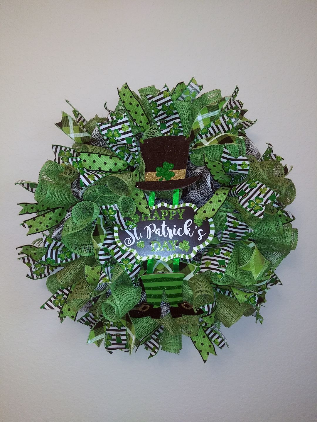 Customer photo review of 15"Wire,25"Oad-Pencil Work Wreath X18 Ties, Black XX750302
