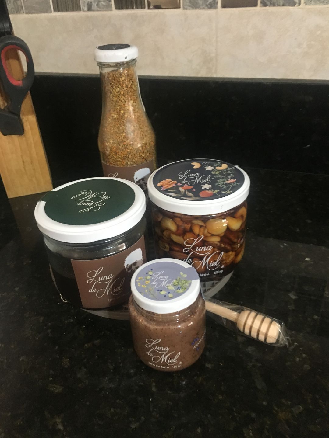 Customer photo review of Luna de miel con frutos secos