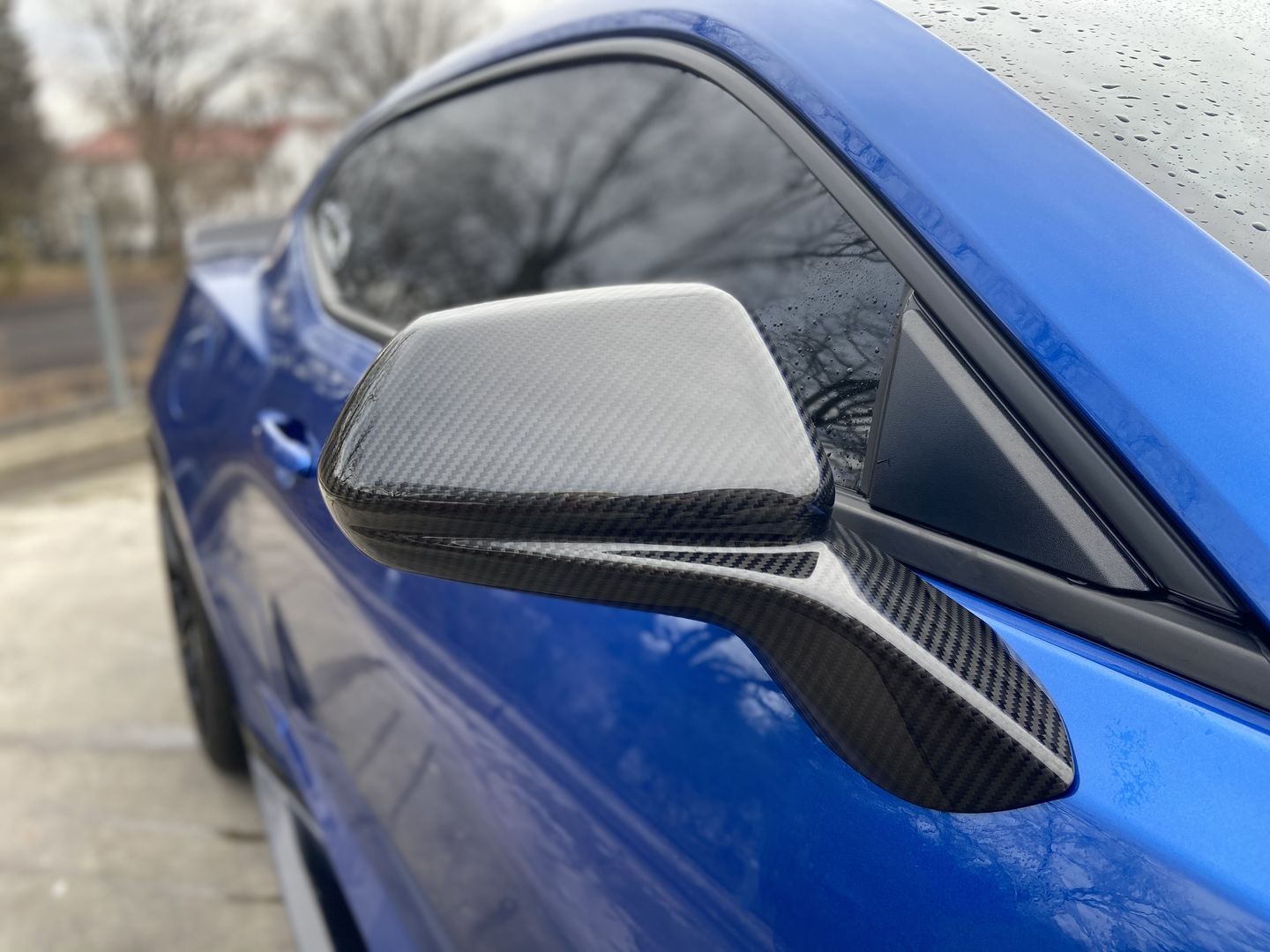 Customer photo review of [Set] Carbon Fiber Mirror Cover for Chevy Camaro 2016-2020