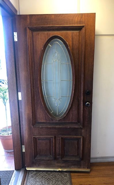Customer photo review of Clear 1 Lite Glass and Frame Kit (3/4 Lite 22" x 48" Glass Size)