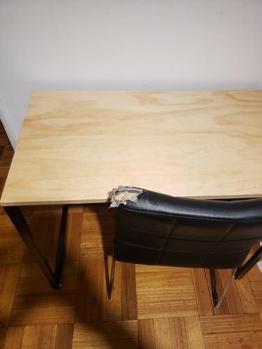 Customer photo review of Escritorio de computador MIMA 90 x 50 Negro