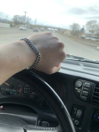 Customer photo review of Cuban Bracelet (Silver) 8mm