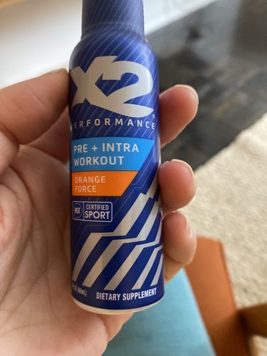 Customer photo review of X2 PERFORMANCE® Pre-Workout + Intra-Workout Shots
