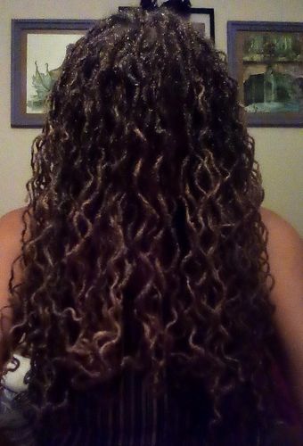 Customer photo review of Hair Growth Serum