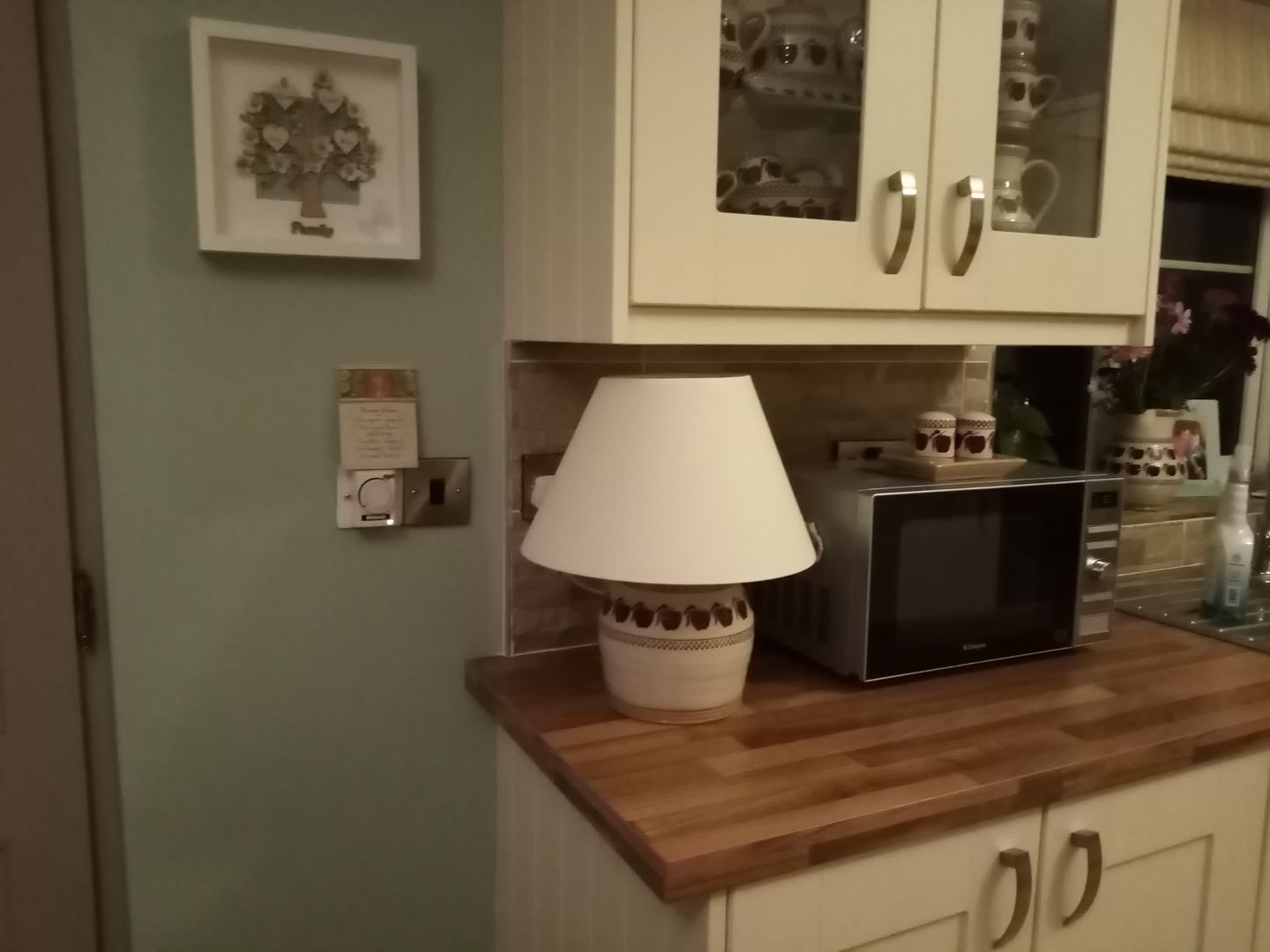Customer photo review of 7" Lamp Apple Base Only