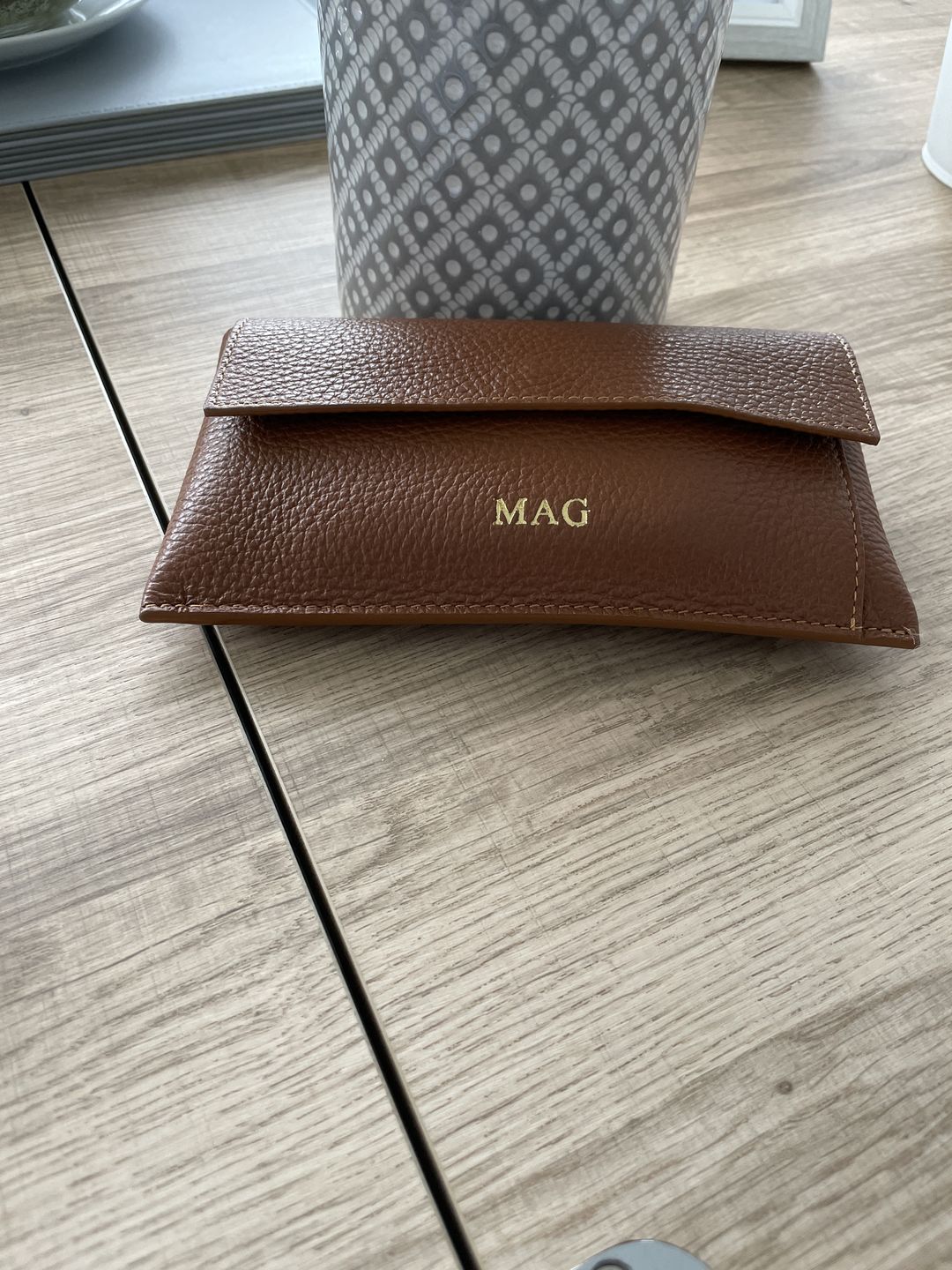 Customer photo review of Leather Lady Wallet