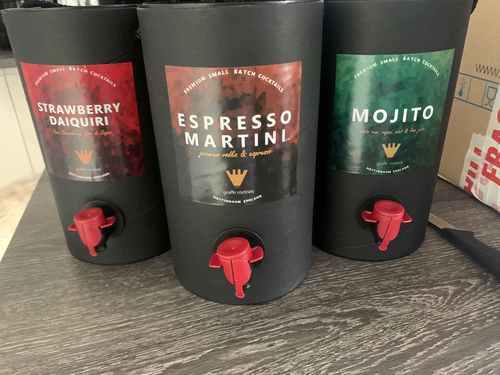 Customer photo review of Espresso Martini 1.5L Tube