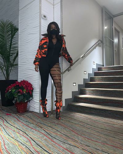 Customer photo review of Fashion Sexy Adult Solid Ripped Split Joint V Neck Skinny Jumpsuits