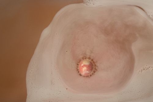 Customer photo review of Peach Bath Bomb - Ring Collection