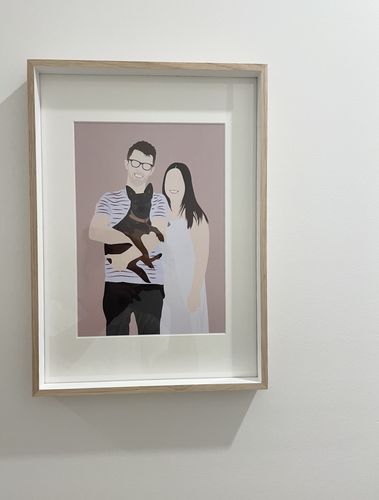 Customer photo review of Custom Hand-Drawn Illustration