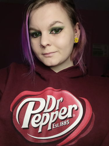 Customer photo review of TTDeye Mystery Green Colored Contact Lenses