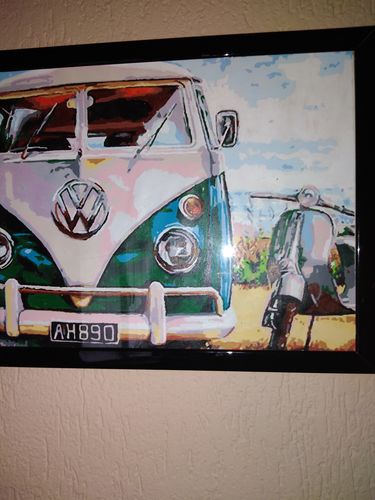 Malen Nach Zahlen Vw Bus Und Roller