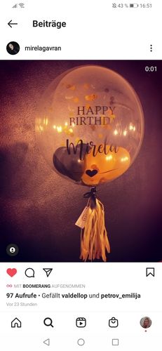 Customer photo review of BALLOONIZER - Ballon Konfigurator
