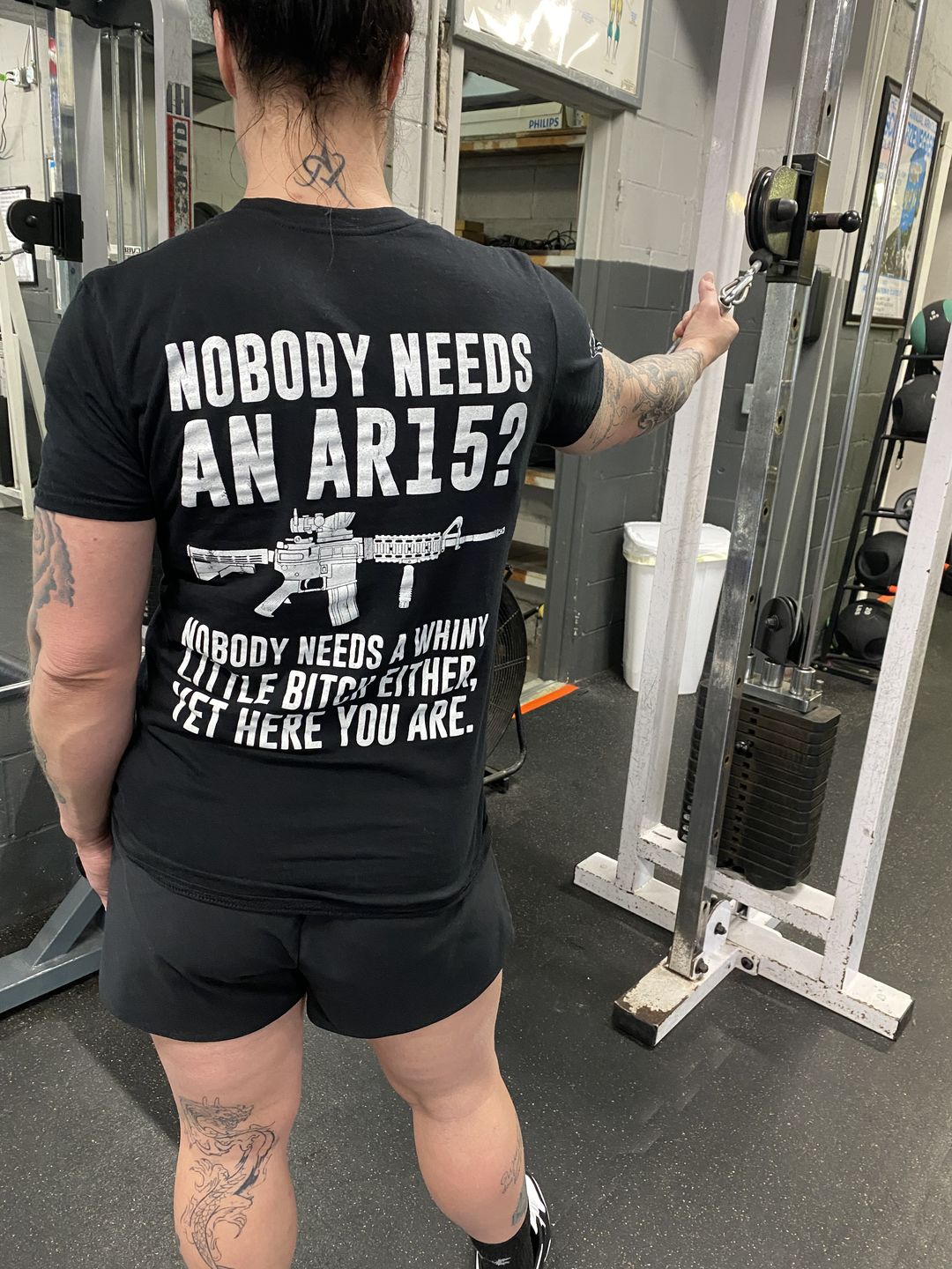 Customer photo review of Nobody Needs An AR15?