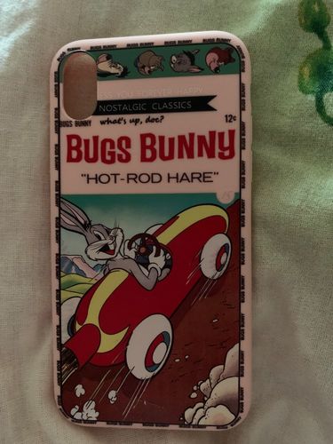 Customer photo review of BUGS BUNNY Pink iPhone Case