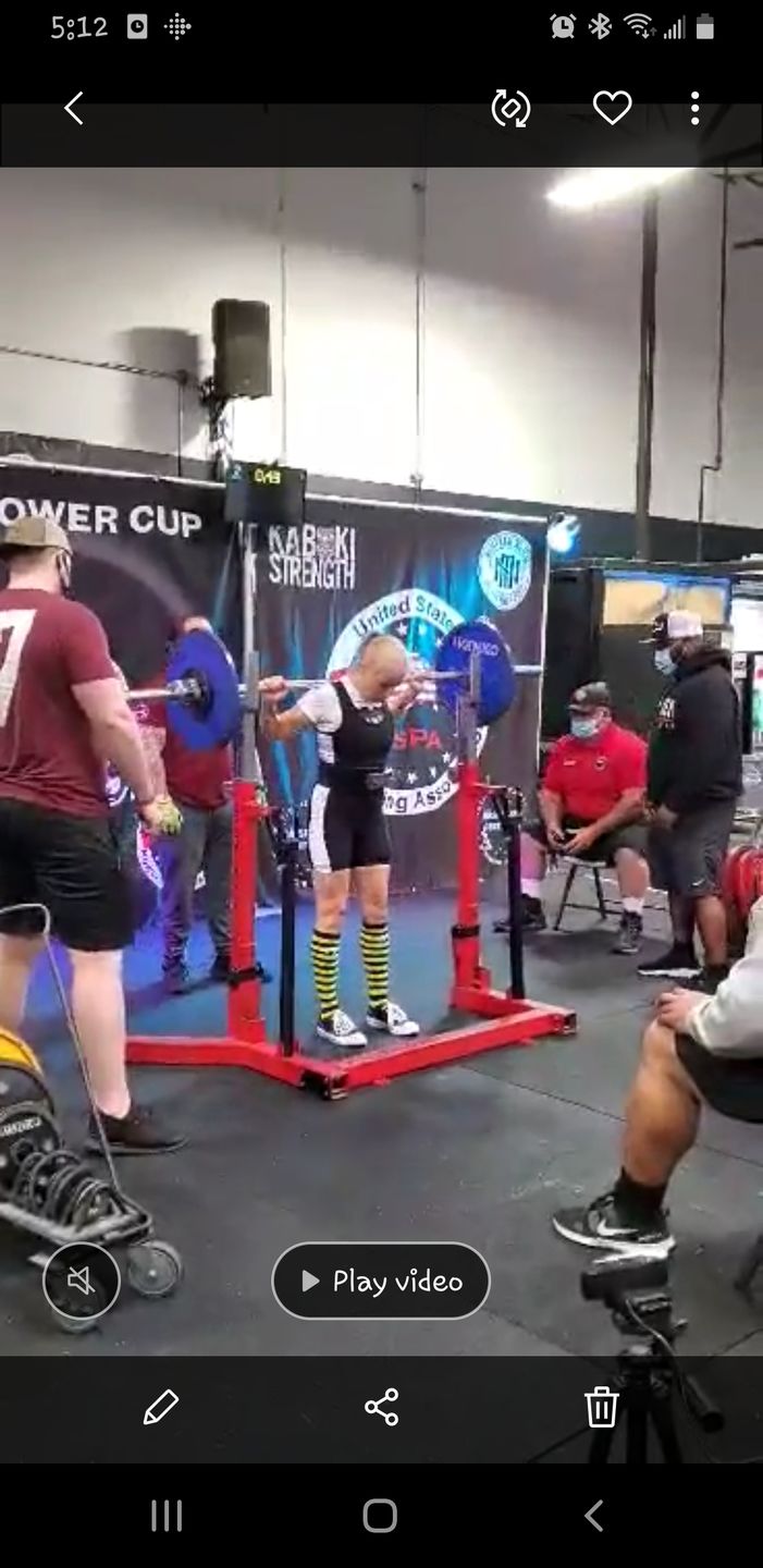 Customer photo review of Strength Shop Deadlift Socks - Black/Yellow