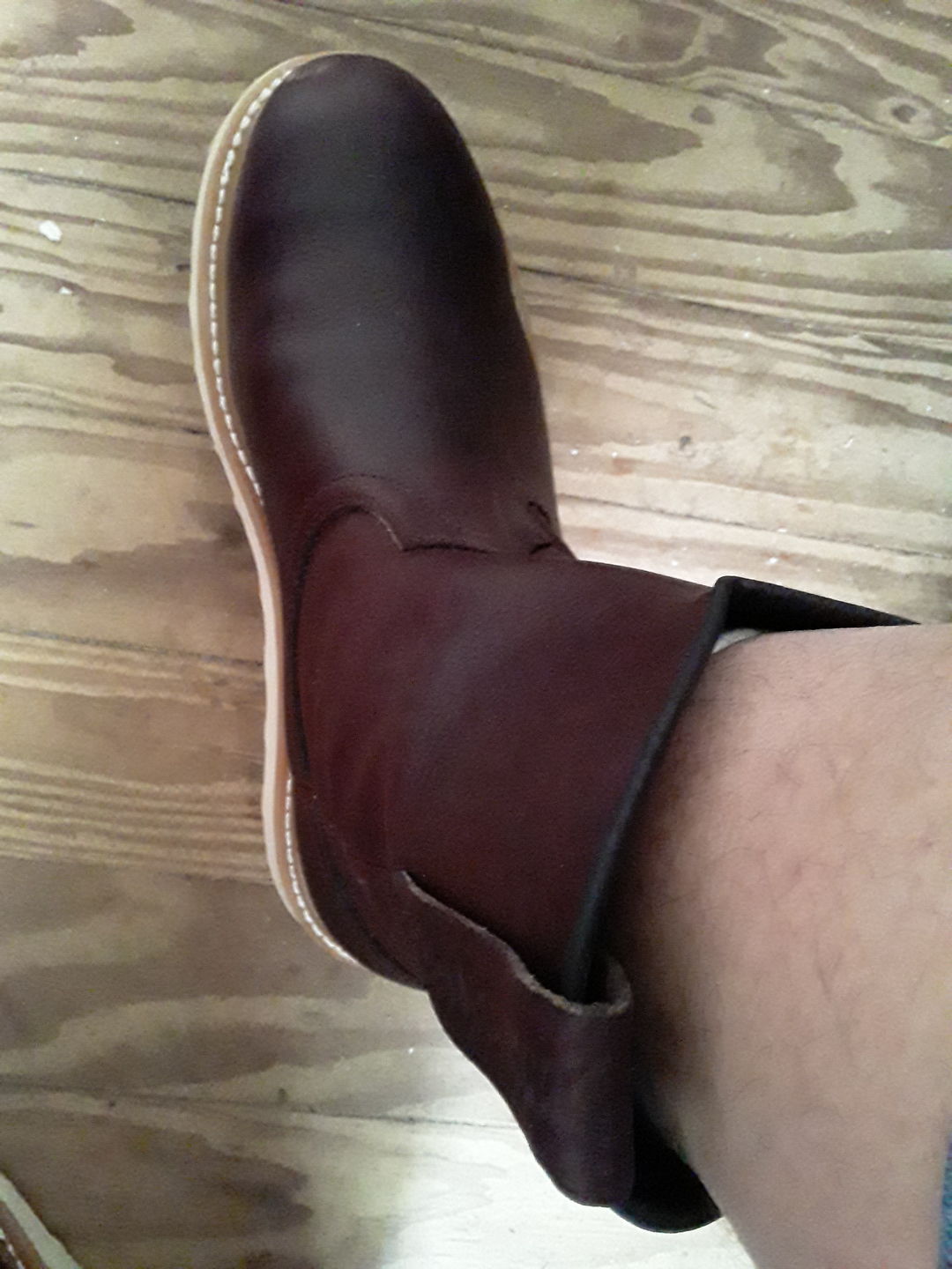 Customer photo review of Irish Setter by Red Wing Men's Ashby Safety Toe Boots 83908