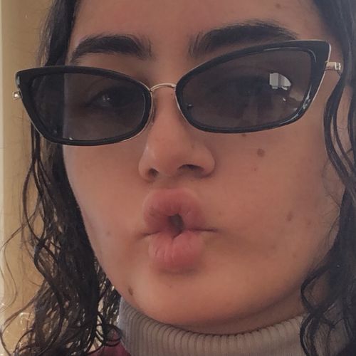Customer photo review of Womens Metallic Sunglasses