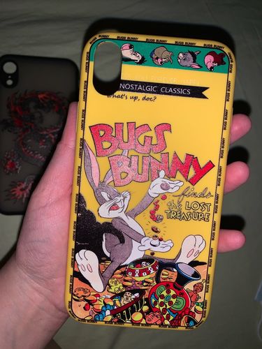 Customer photo review of BUGS BUNNY Yellow iPhone Case