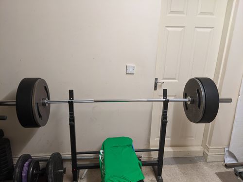 Customer photo review of 4 x 25kg Hi Temp Olympic Bumper Plates upto 50% off