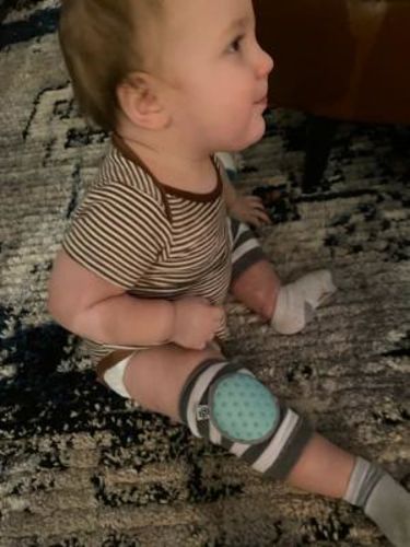 Customer photo review of Parachute Blue Happy Knees