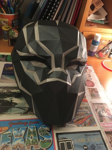 Customer photo review of Masque Black Panther
