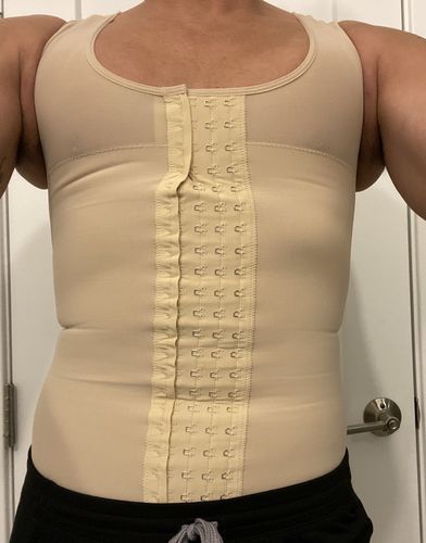Customer photo review of Full Body Shaper for Men by Fajas MyD 0061