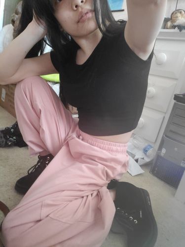 Customer photo review of Petite Size Inner Heel Short Boots AP167