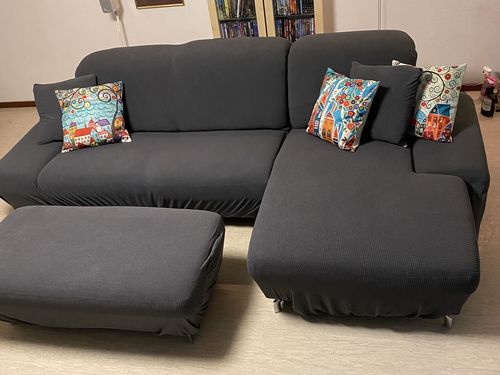 Customer photo review of Grau - Sofabezüge für klassische und Ecksofas - Wasserdicht und Ultrabeständig - Das Haus der Überzüge