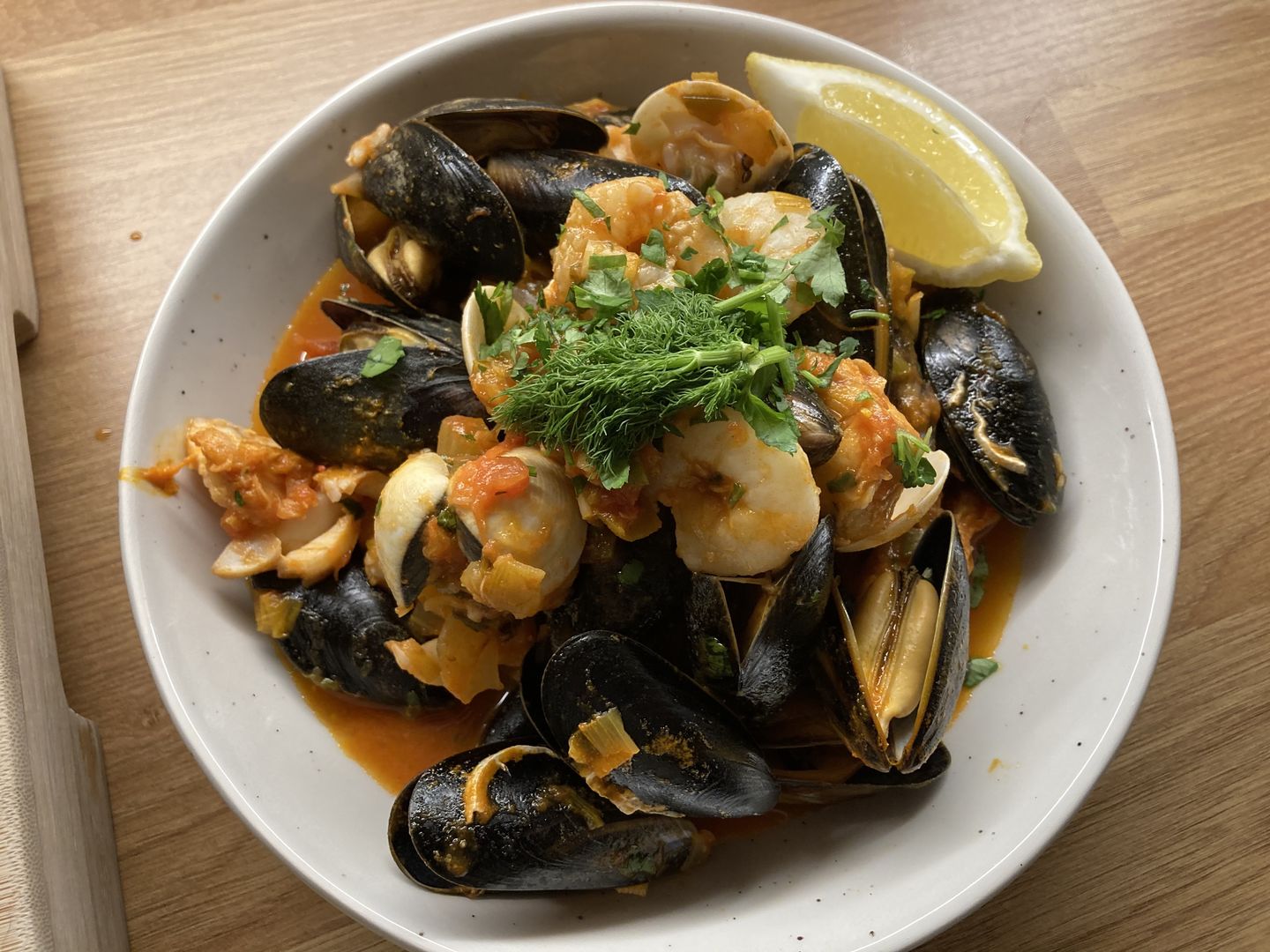 Customer photo review of Fresh Scottish Mussels (1kg)