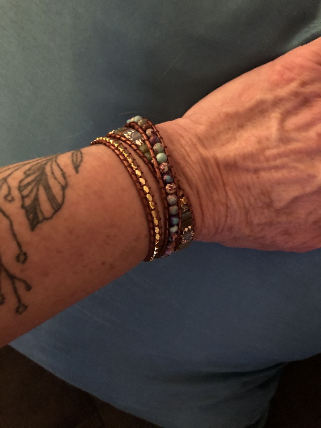 Customer photo review of Imperial Flower Protection Wrap Bracelet