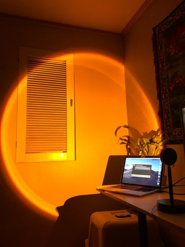 Customer photo review of Vespani Sunset Projector