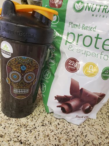 Customer photo review of NutraLeaf® Vegan Protein + Superfoods