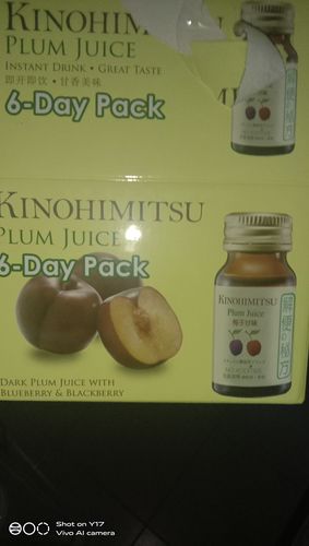 Customer photo review of D'tox Plum Juice 6's x 2 [Free Plum Juice 3's]