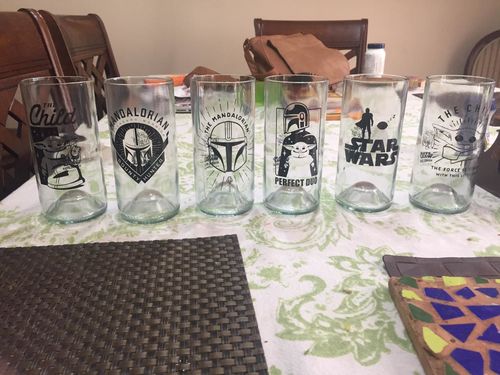 Customer photo review of The Mandalorian - Green Glass