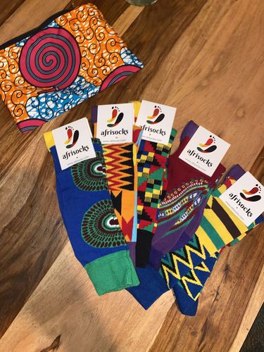 Customer photo review of The Classic Afrisocks Collection
