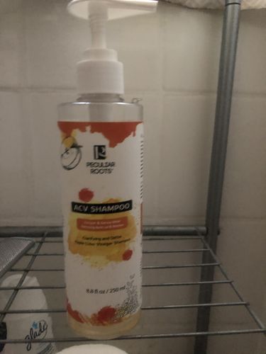 Customer photo review of Apple Cider Vinegar Shampoo |  8 oz